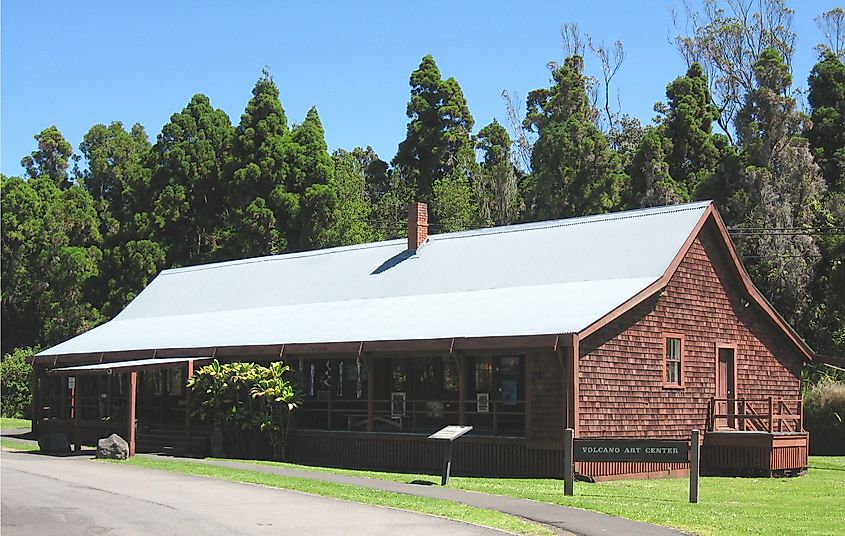 Volcano Art Center near Pahala in Hawaii.