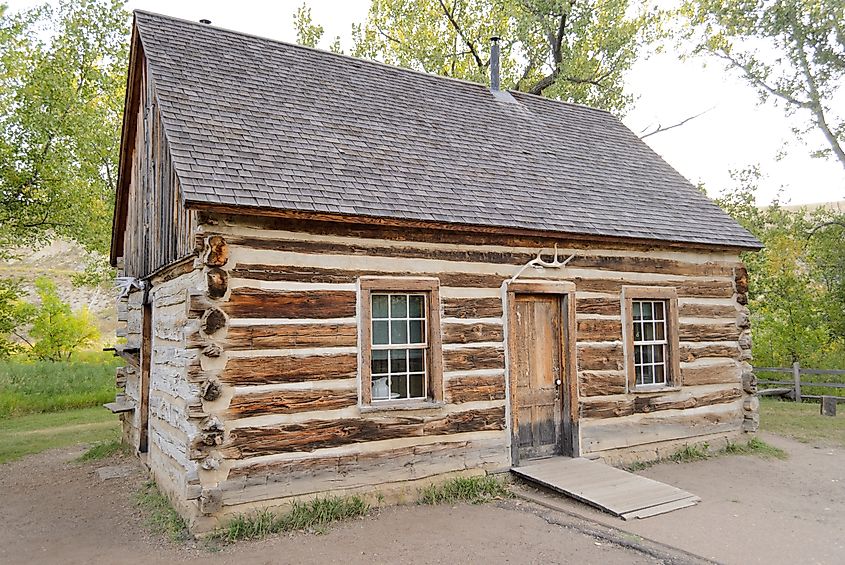 Theodore Roosevelt's Maltese Cross Cabin.