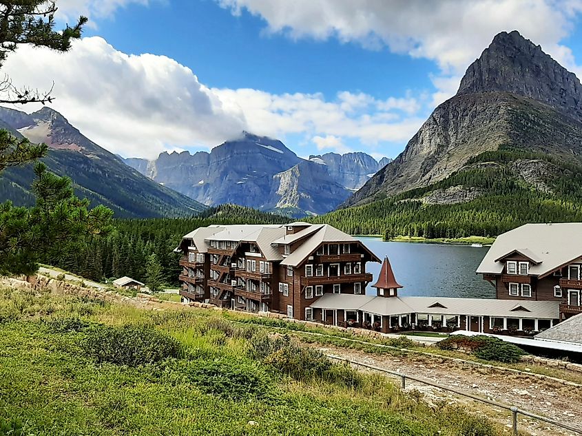 Glacier Hotel in Glacier National Park.