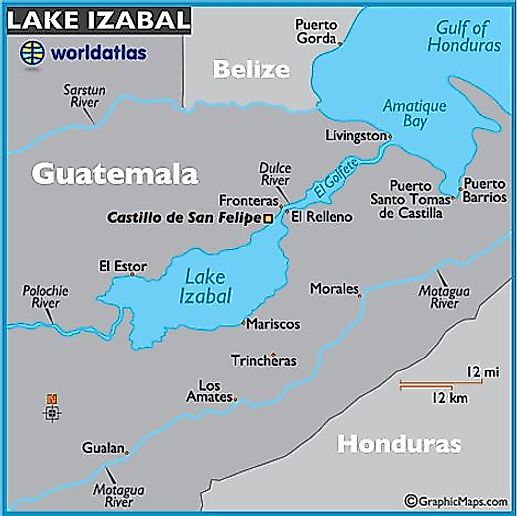 Lake Izabal Worldatlas 1015