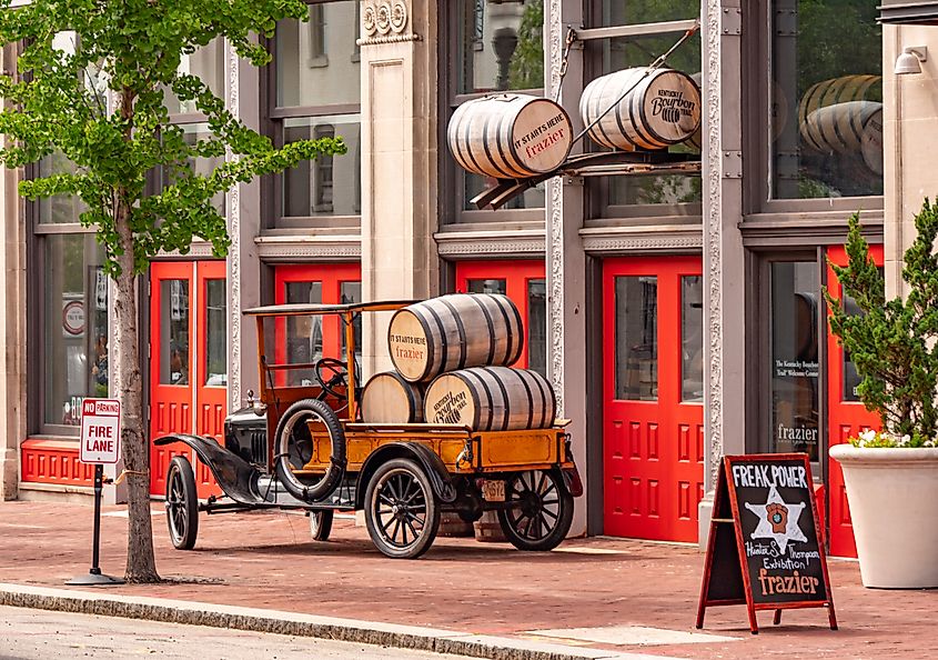 Entrance to the Frazier History Museum in Louisville, Kentucky