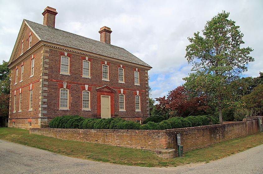 The Nelson House was the home of Thomas Nelson, Jr. Editorial credit: William Silver / Shutterstock.com