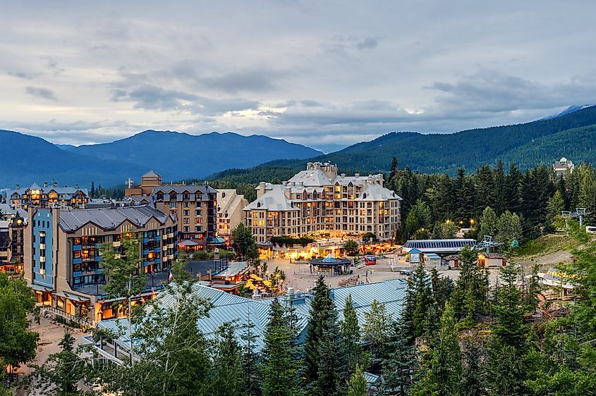 The gorgeous town of Whistler, British Columbia.