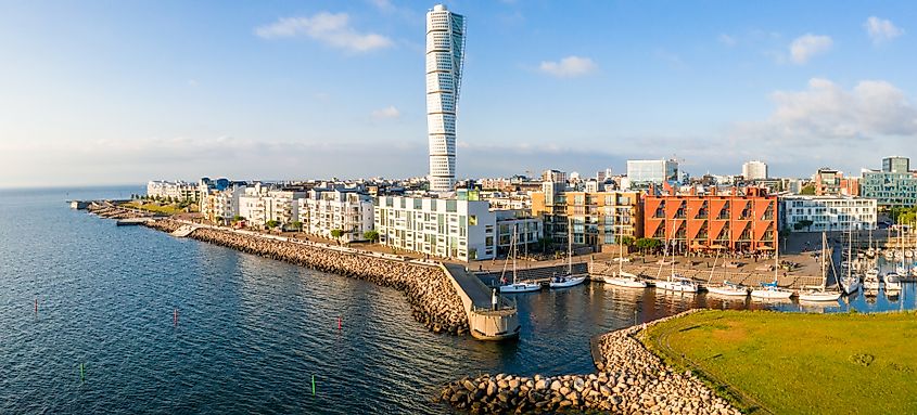 The Western Harbor district in Malmo, Sweden.