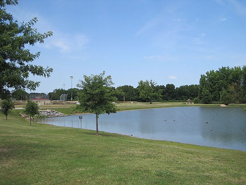 Latimer Lakes Park in Horn Lake, Mississippi.