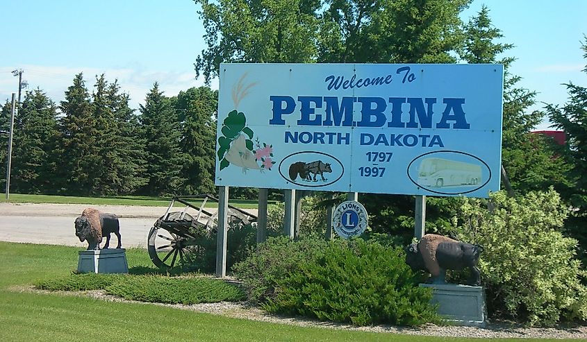Welcome to Pembina, North Dakota.
