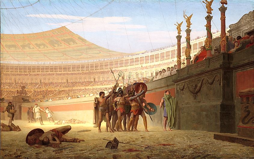 Cruelty was a source of entertainment in ancient Rome.