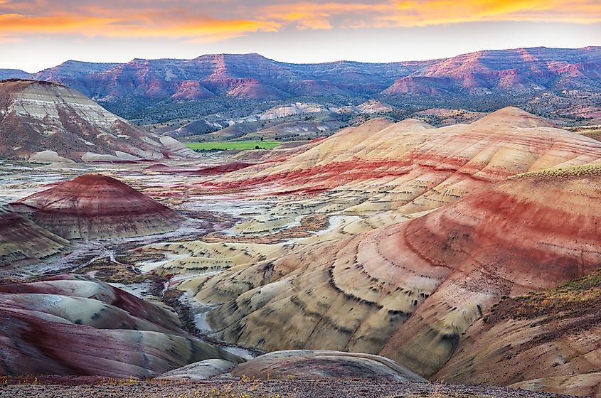 The Painted Hills at John Day Fossil Beds National Monument in Oregon