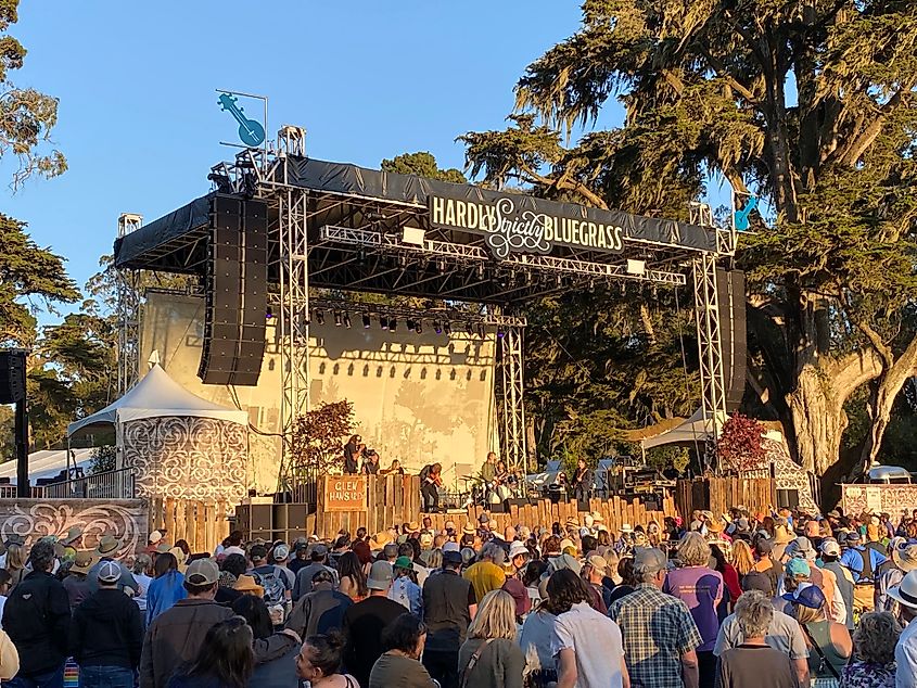 Glen Hansard headlining the packed Hardly Strictly Bluegrass festival in San Francisco’s Golden Gate Park