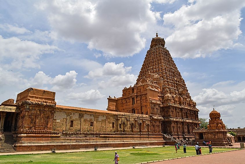 The Brihadeeswarar Temple in Thanjavur