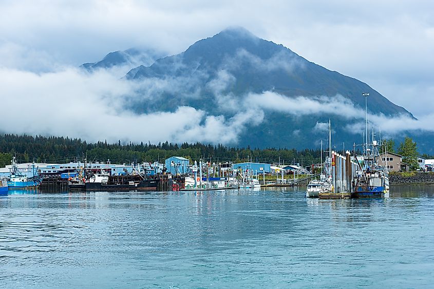 The harbor at Seward, Alaska