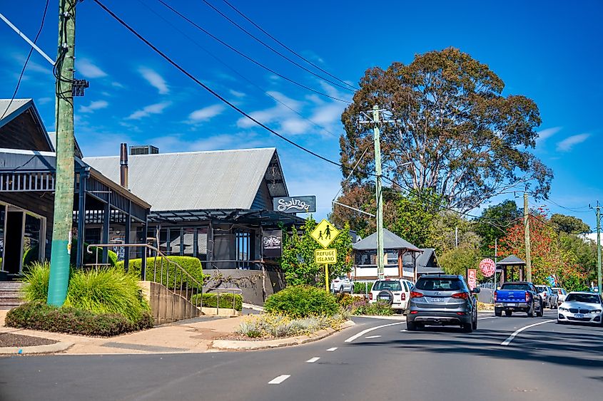 The beautiful town of Margaret River, Western Australia.