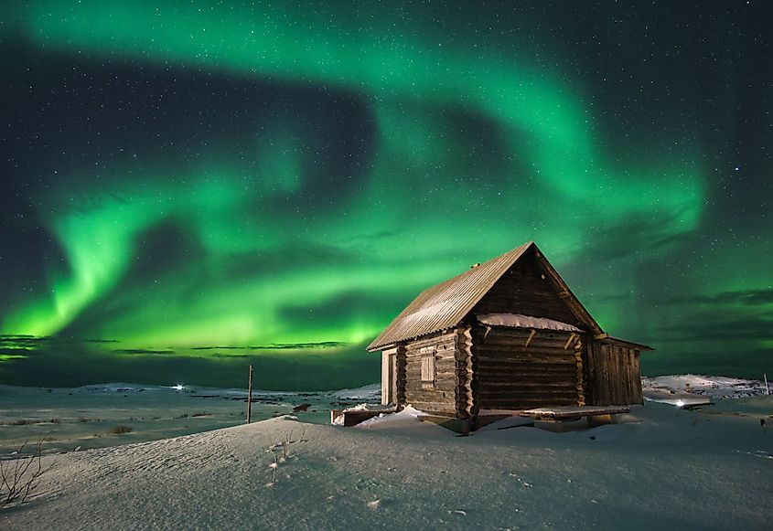 Northern Lights over Kola Peninsula