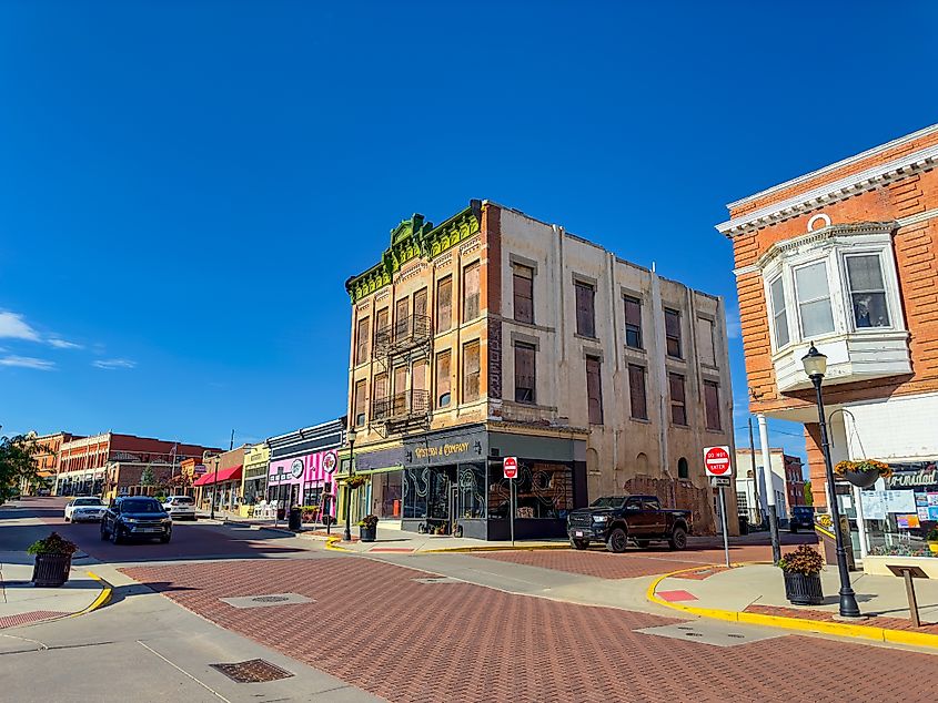 Street view in Trinidad, Colorado.