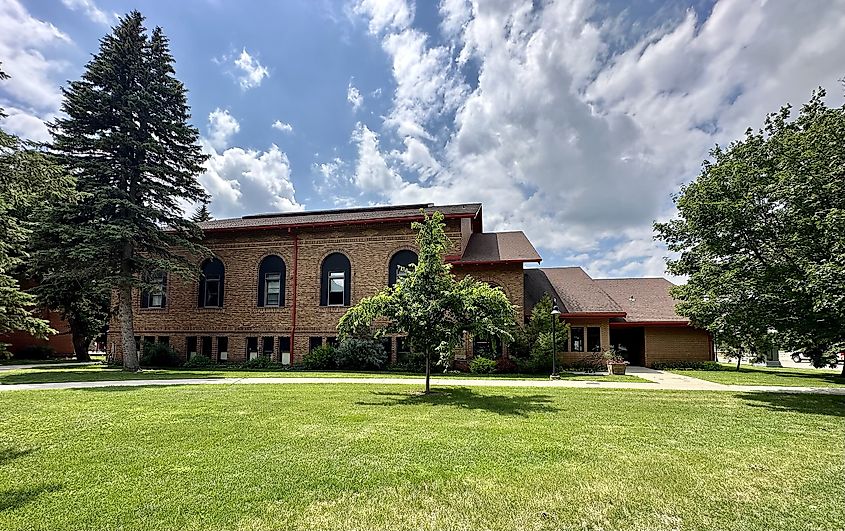 Charlotte Graichen Gymnasium in Valley City State University, Valley City, North Dakota.