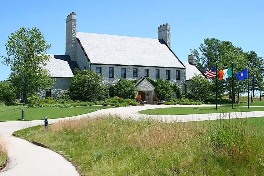 Whistling Straits Clubhouse. 