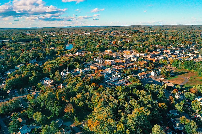 Derry, New Hampshire, in fall.