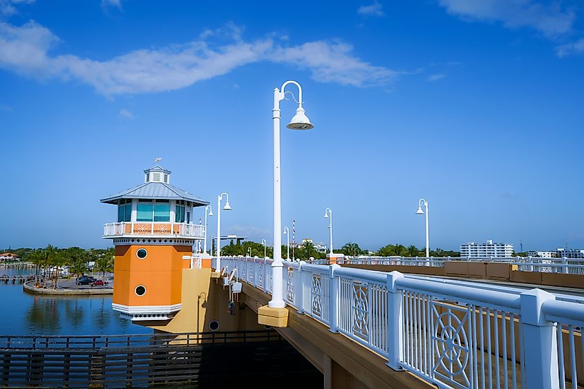 Ocean Avenue Bridge in Lantana, Florida