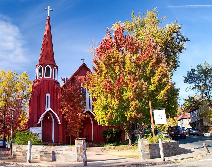 St. James Episcopal Church in Sonora, California