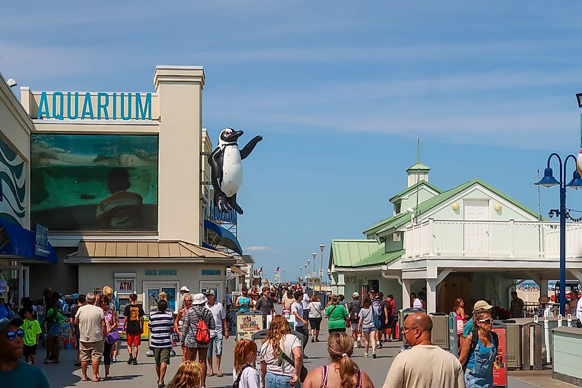 Jenkinsons Boardwalk in Point Pleasant Beach, NJ.