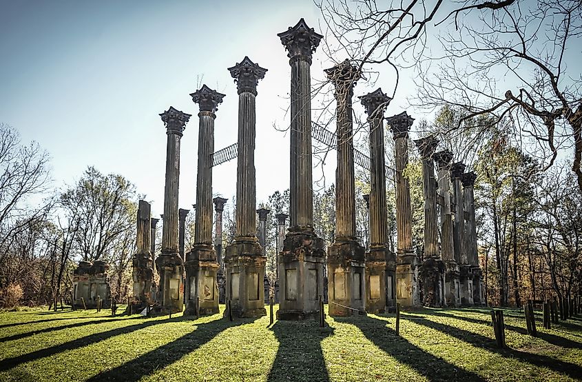 Port Gibson, Mississippi: Windsor Ruins.