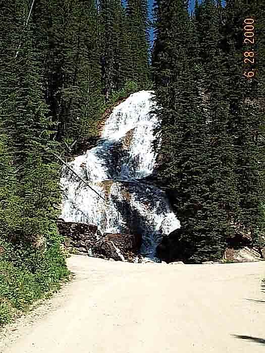 Skalkaho Falls, Bitterroot National Forest, in west central Montana