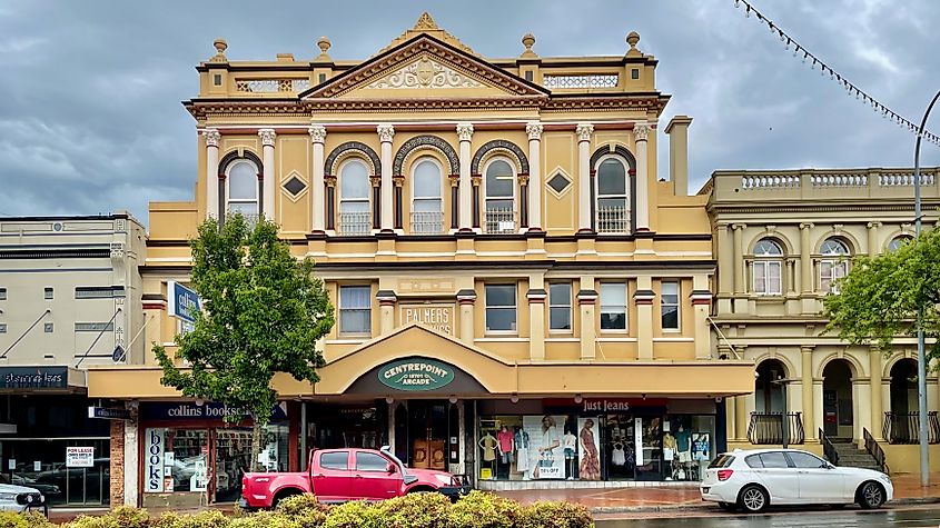 An arcade in Orange, New South Wales.