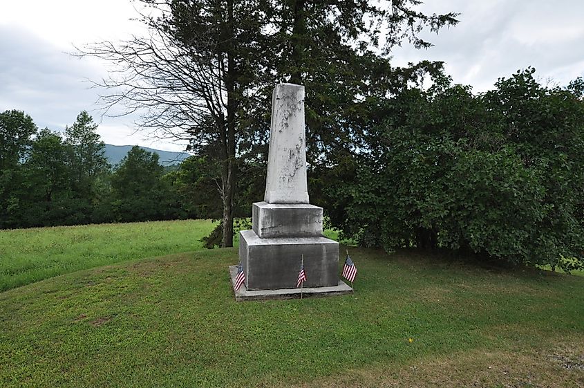 Fort Vengeance Monument Site, Pittsford, Vermont.