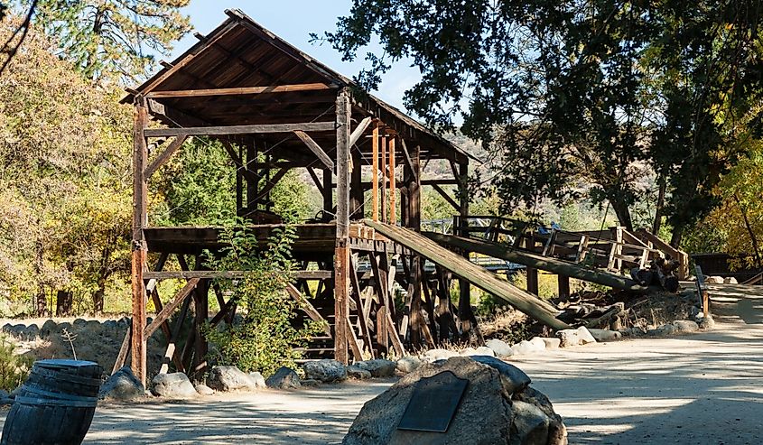  Sawmill Replica at Marchall Gold Discovery State Historic Park