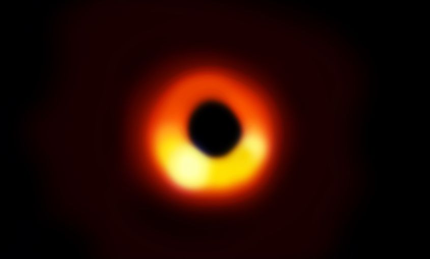 A big black hole in the dark space 
