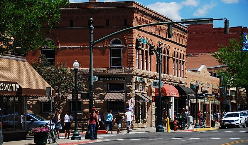 Main Avenue in Durango, Colorado.