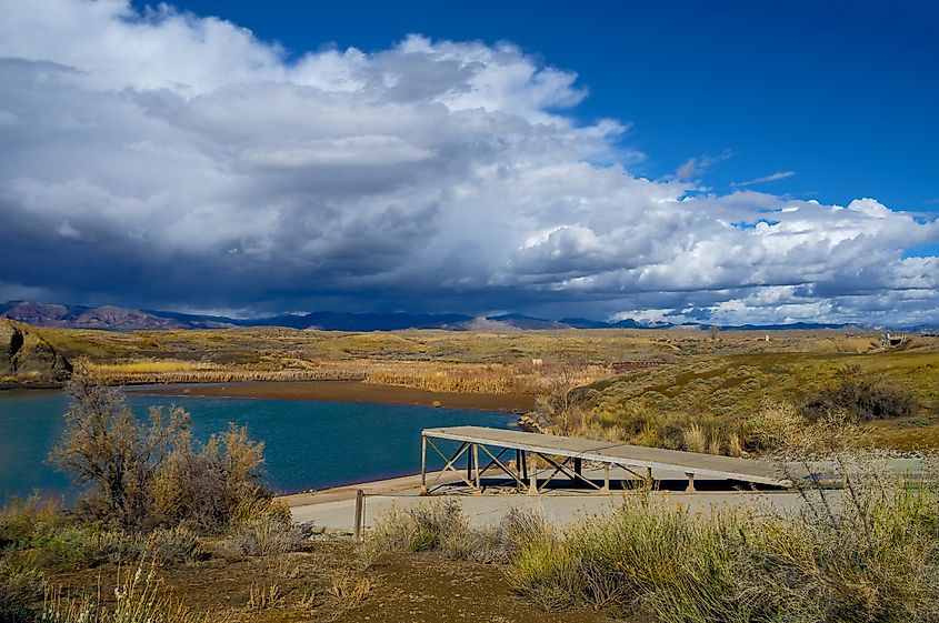 Highline Lake State Park in Loma, Colorado.