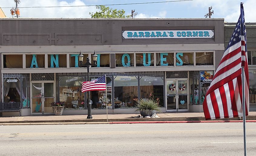 Historic downtown Athens, Texas
