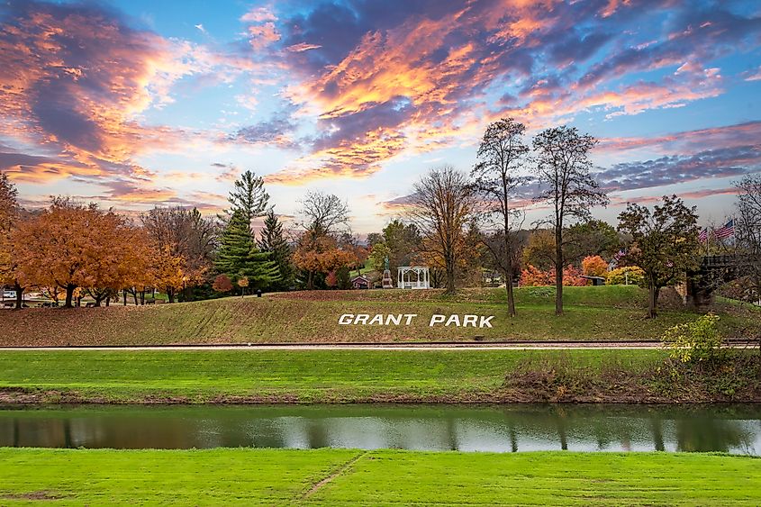 Grant Park in Galena, Illinois.