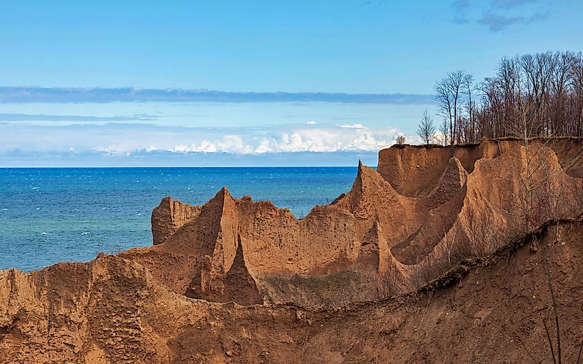 Chimney Bluffs State Park, New York.