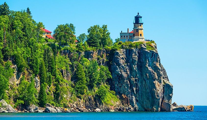 Split Rock Lighthouse State Park near Duluth Minnesota along Lake Superior Shore