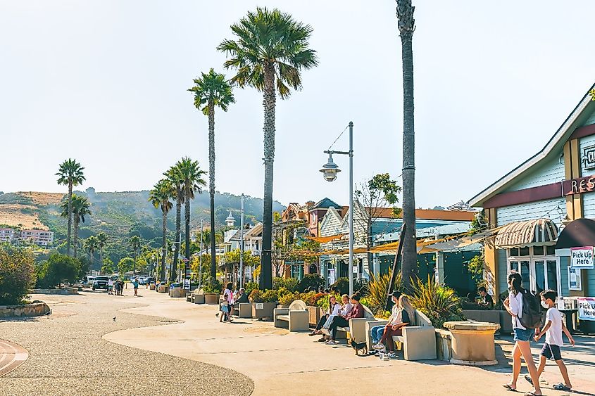 Avila Beach walkway