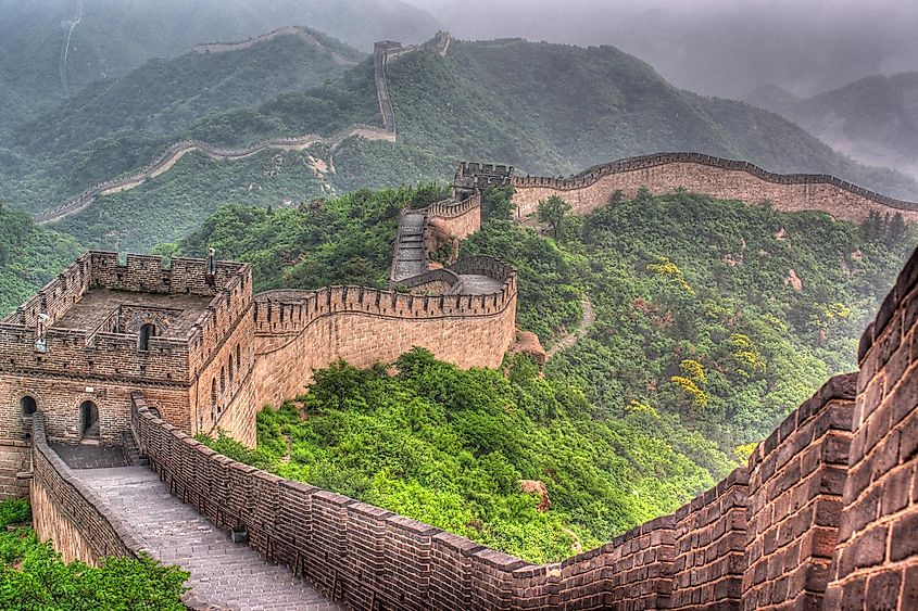 The Great Wall of China.