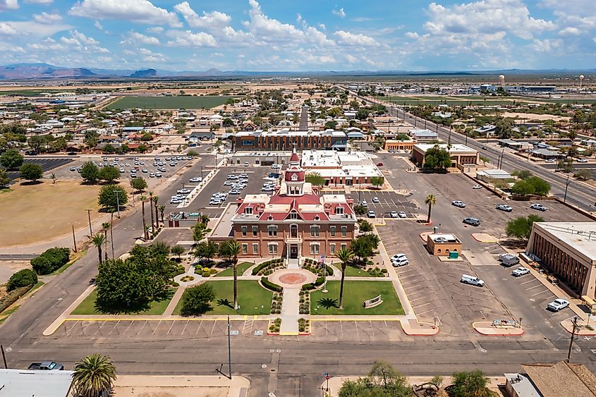 Historic Pinal County Courthouse in Florence, Arizona