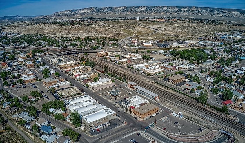 Rock Springs is the 5th Largest Town in Wyoming and a Stop on a Passenger Train Line