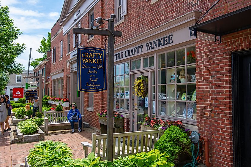 Crafty Yankee at 1838 Massachusetts Avenue in historic town center of Lexington, Massachusetts. Editorial credit: Wangkun Jia / Shutterstock.com