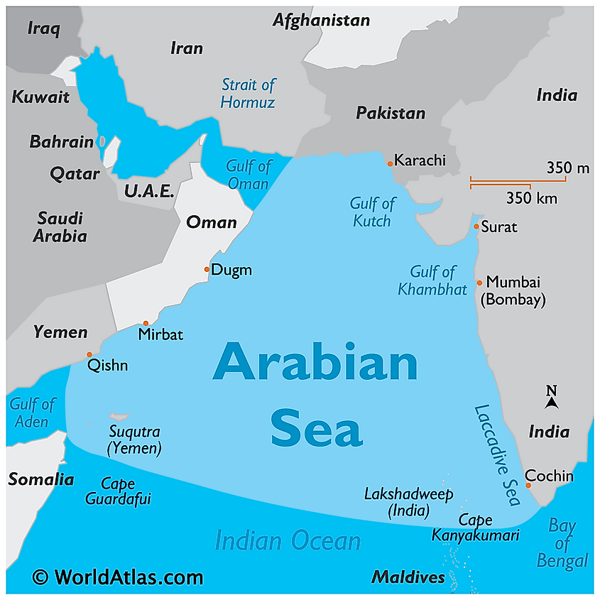 islands of arabian sea and bay of bengal