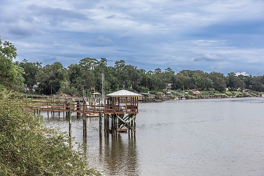 A view of coastal Bluffton South Carolina in the daytime