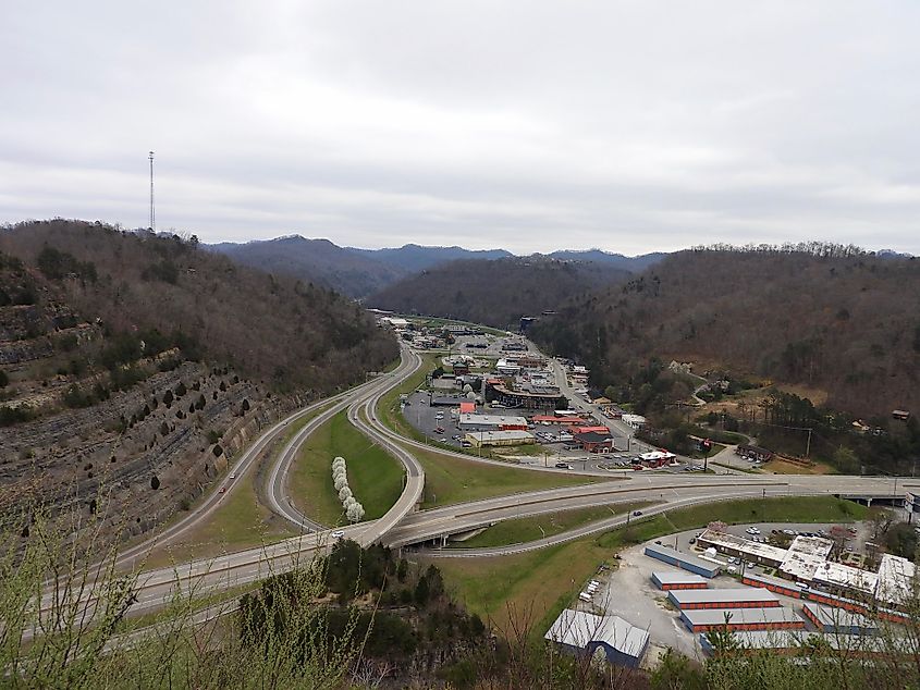 Scenic overlook of Pikeville, Kentucky from the top of Bob Amos Park.Scenic overlook of Pikeville, Kentucky from the top of Bob Amos Park.