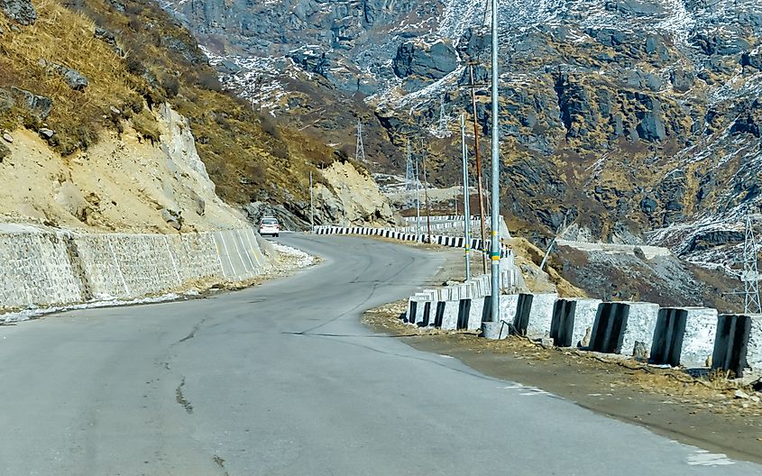 Arunachal Frontier Highway, which follows the McMahon Line