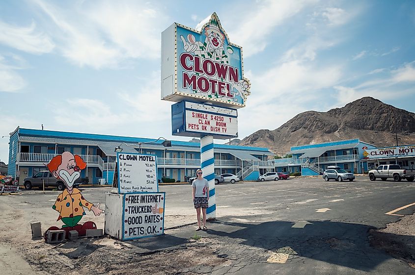 The Clown Motel in Tonopah, Nevada