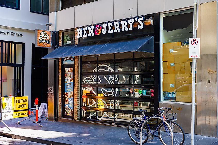 Ben Jerry in Melbourne, Australia . Editorial credit: ArDanMe / Shutterstock.com