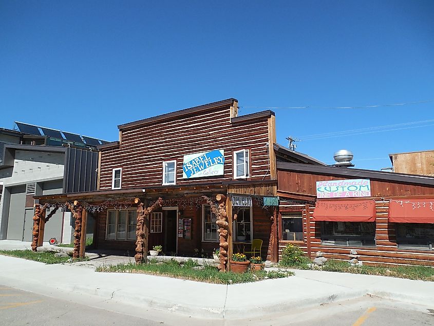 The Pinedale Hotel in Pinedale, Wyoming.