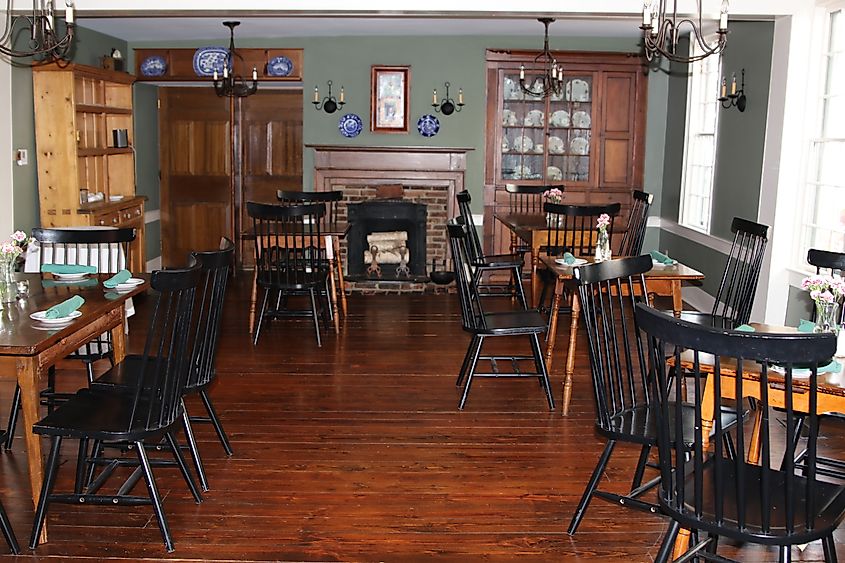 The Lincoln Room at the Buxton Inn in Granville, Ohio. Editorial credit: Eric Glenn / Shutterstock.com