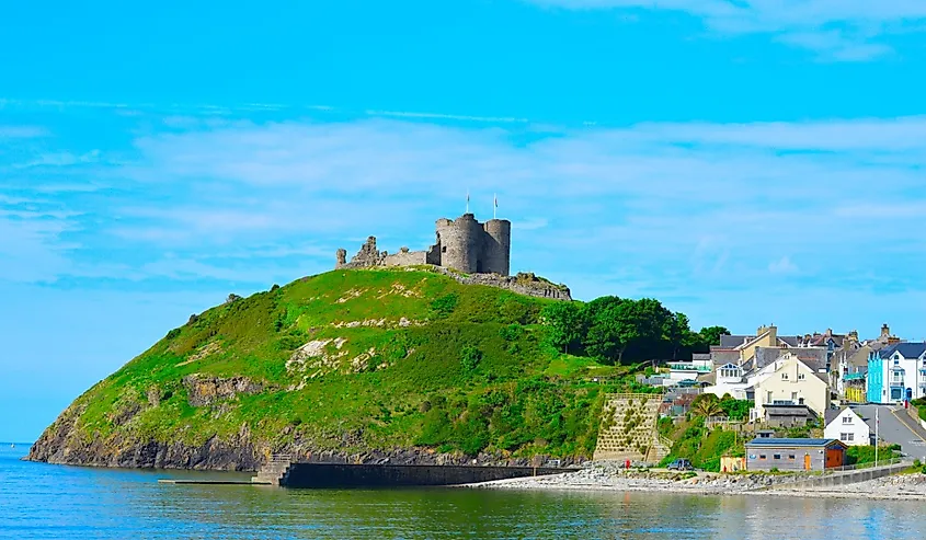 Criccieth Castle is a ruined 13th-century castle in Criccieth, Gwynedd, Wales, United Kingdom